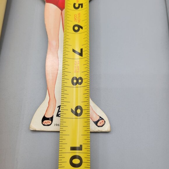 1963 Barbie Ken Stand-Up Paper Dolls Plastic Stands Clothes Whitman - Picture 12 of 12